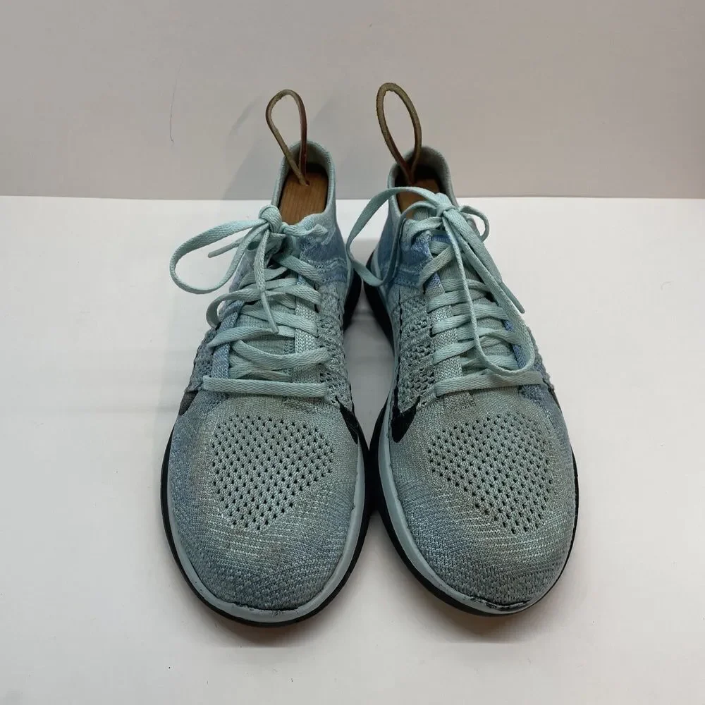 Nike Free 4.0 Flyknit Women's Running Shoes‎ Glacier Ice Blue Size 8